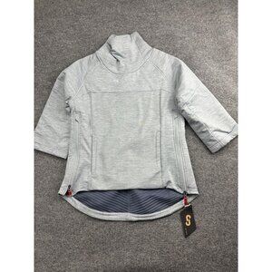 OROS Pullover Womens Medium Gray Anthracite Heather Strata Insulated SOLARCORE
